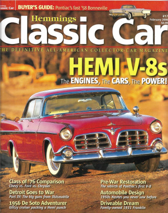 HEMMINGS CLASSIC CAR 2006 FEB #17 - HEMIS, FRANKLIN